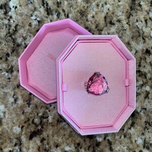 Millenia Pink Trilliant-Cut Cocktail Ring